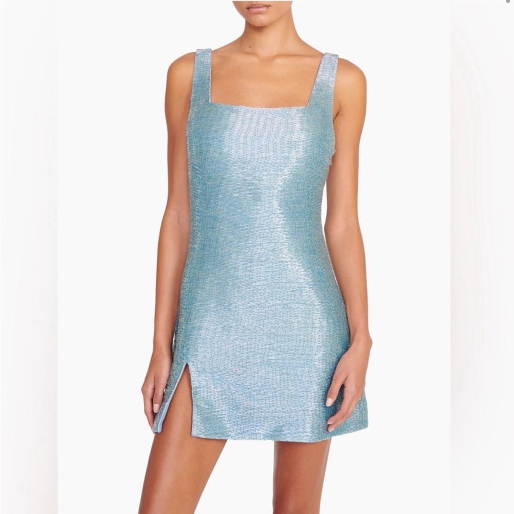 NWT Staud Le Sable Minidress in
French Blue